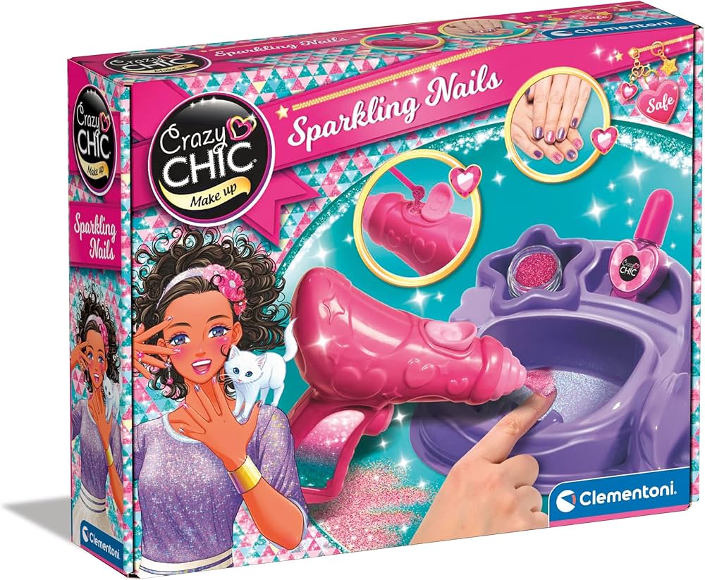 Crazy chic clementoni - set unghie