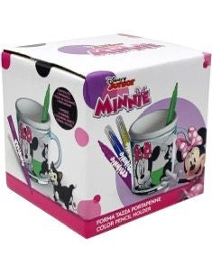 Tazza con colori e album minnie