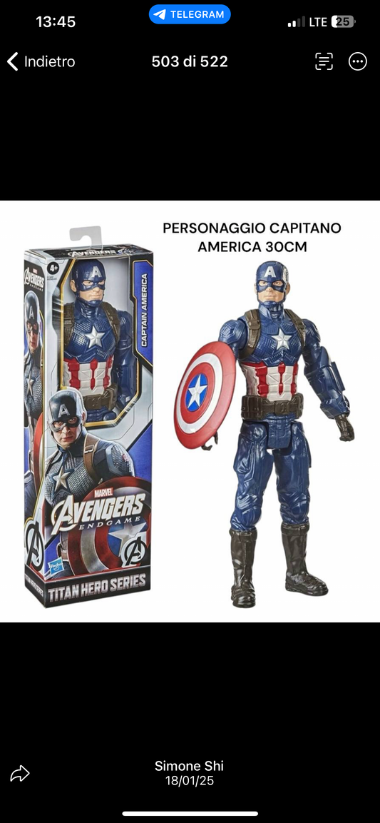 Personaggio Capitan America Marvel