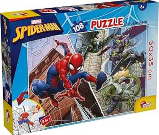 Puzzle double-face 108pz Marvel spiderman