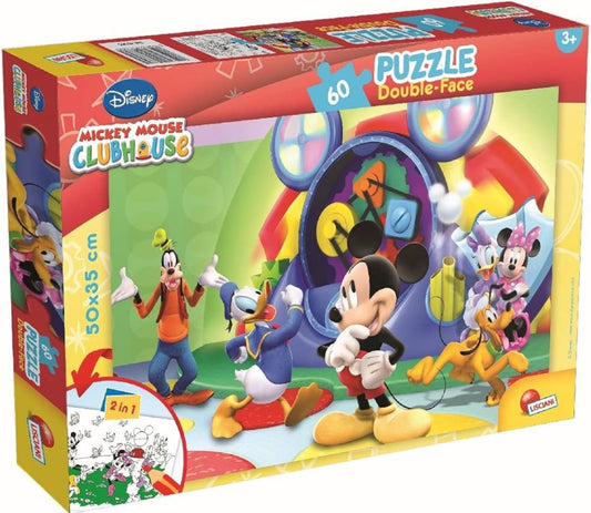 Puzzle double-face 60pz Disney clubhouse’s topolino