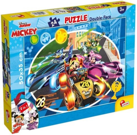 Puzzle double-face 24pz Disney mickey