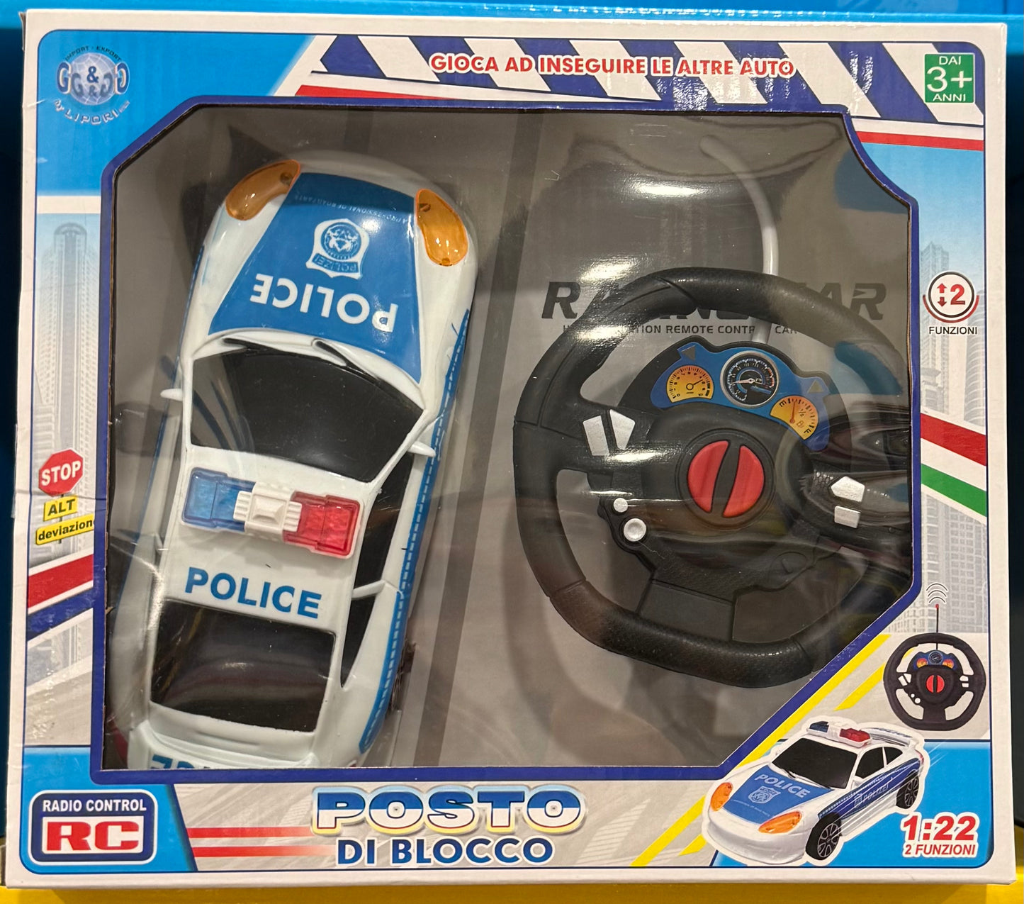 Auto telecomandata della polizia