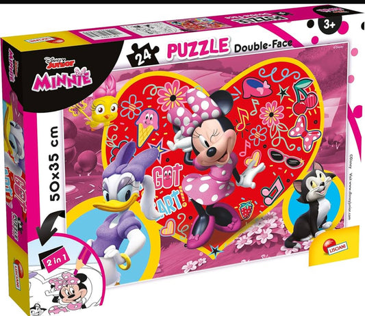 Puzzle double-face 24pz Disney minnie