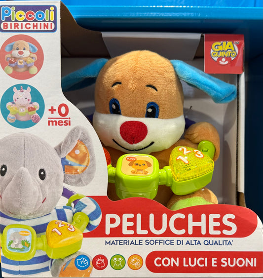 Peluche con luci e suoni