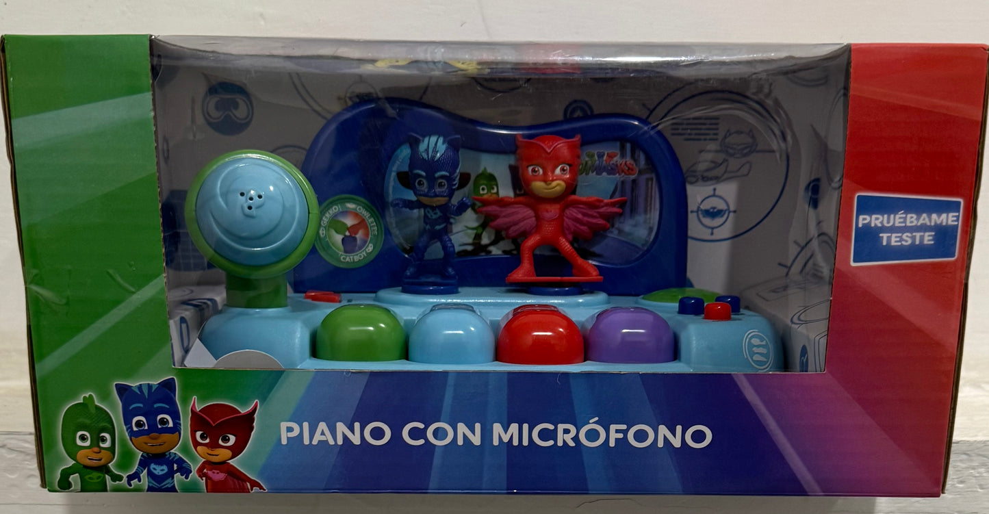 Pjmasks piano con microfono