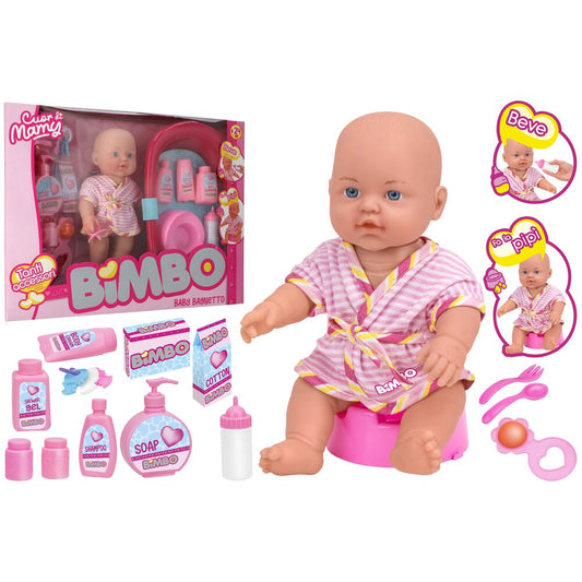 Mamy's Hearts Doll -Baby Bath