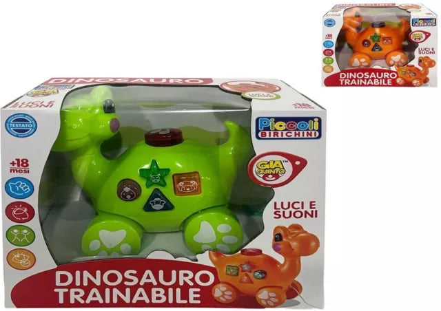 Dinosauro trainabile con luci e suoni