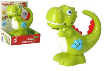 Dino musicale-sonaglio elettronico luci e suoni