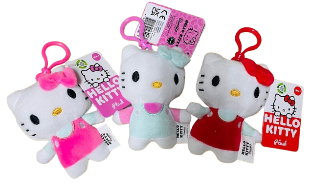 Peluche Hello kitty portachiavi